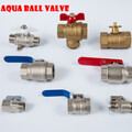 AQUA valve new products: mini brass ball valve