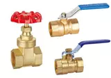 Gate valve and globe valves are shutoff valves, the most common two valves