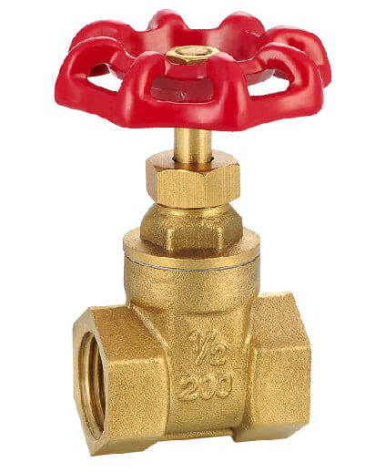 High Pressure Plumbing Gate Valve , Brass Gate Valves For Water Threaded Bonnet DN Design