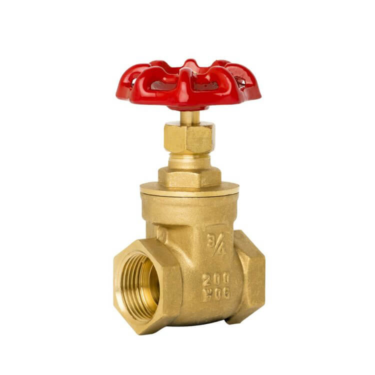 1" INCH BSP STRONG BRASS SLUICE GATE VALVE 
