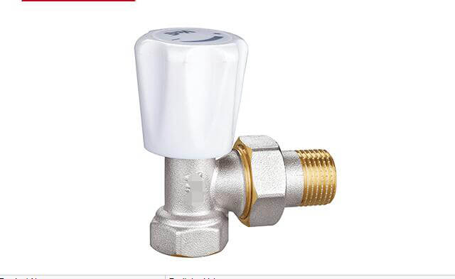 Brass Radiator Valve with Handle