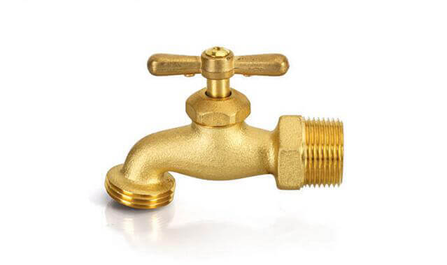 Gold Brass Bibcock 