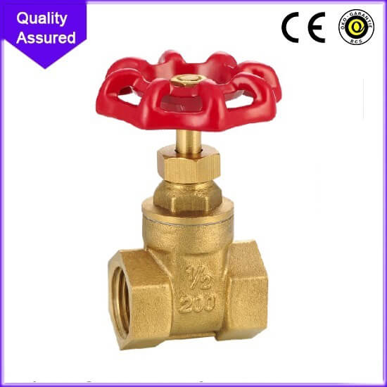 1-1/2 inch Brass Gate Valve