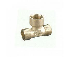 Nickel Plated Brass Fittings Hose Barb Tee