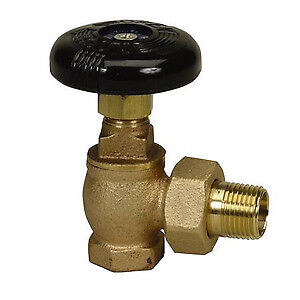 Steam Radiator Angle Valve, 3/4 in