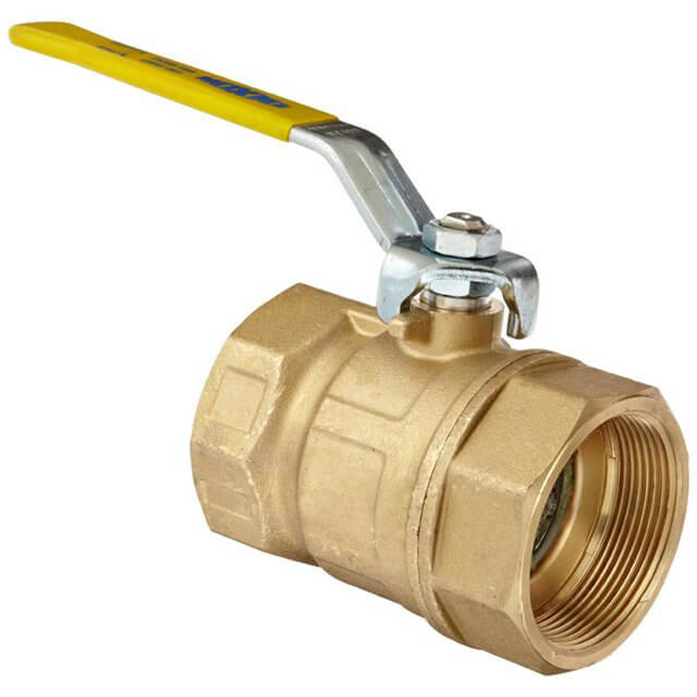 Female NPT x Female NPT Full Port Brass Ball Valve Rated to 600 PSI WOG 150 PSI WSP.